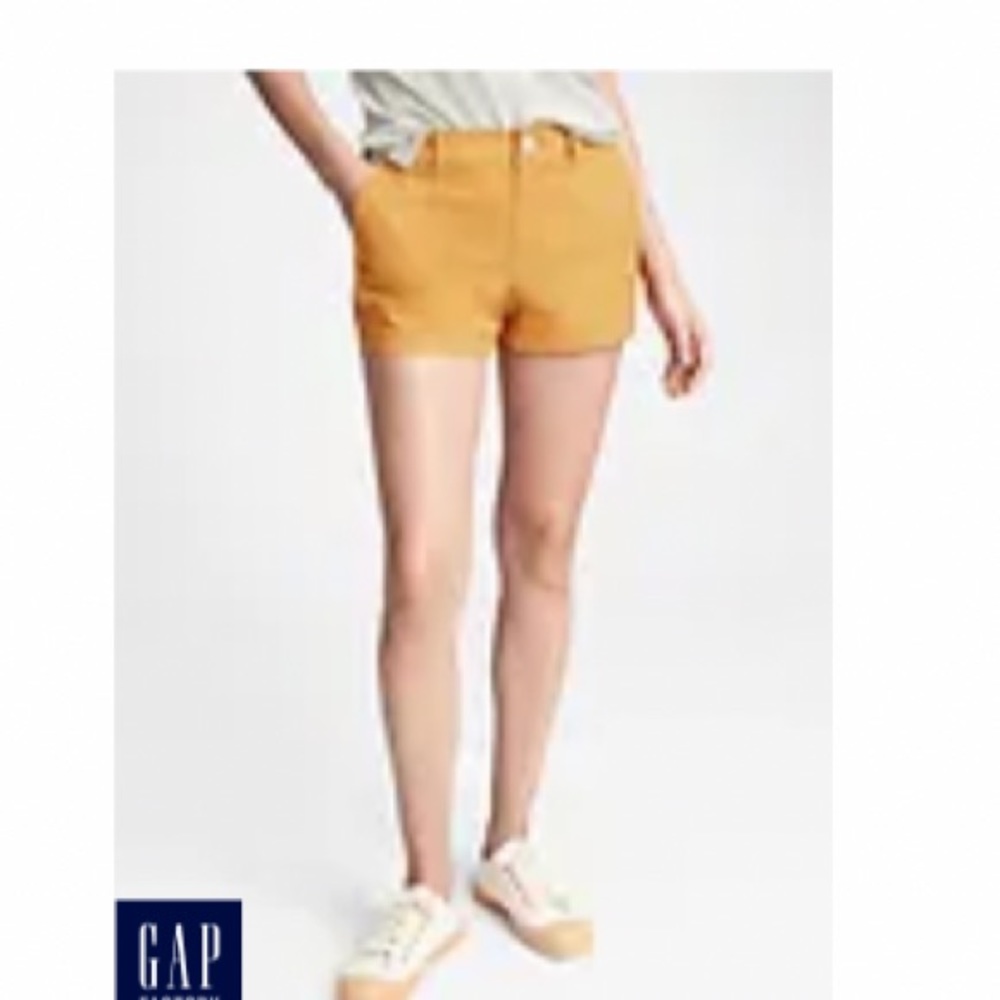 4/$20 Gap 3in Golden Yellow Shorts Size 14 Tall